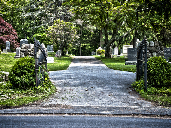 Long Ridge Union Cemetery Front Gate